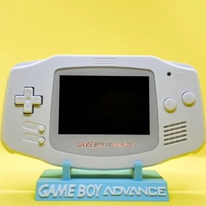 Gameboy Advance/GBA Display Stand Blue and White Accessories Gift Holder Mount - Picture 1 of 9