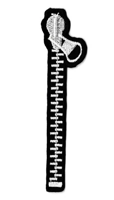 NAGAPATCHES Écusson patche zip fermeture éclair patch décoratif vêtements thermocollant