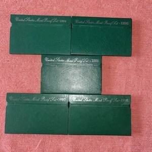 Set of Five United States Mint Proof Clad Sets 1994, 1995, 1996, 1997, 1998 - Picture 1 of 4