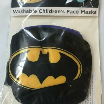 Batman FACE MASK Set of 6 DC Comics Superhero Value Pack NEW KIDS Masks x6 - Image 1 of 4