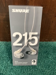 Shure SE215-CL Sound Isolating In-Ear DJ Monitoring Headphones Earphones