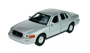 WELLY 1999 FORD CROWN VICTORIA SILVER 1:34 DIE CAST METAL MODEL NEW IN BOX - Picture 1 of 6