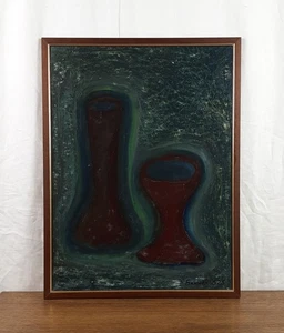 Naturaleza muerta metafísica, pintura al óleo expresionista abstracta, artista Bannikov - Imagen 1 de 11