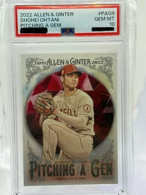 2022 Topps Allen & Ginter Shohei Ohtani Pitching a Gem #PAG-9 Angels - Image 1 of 3