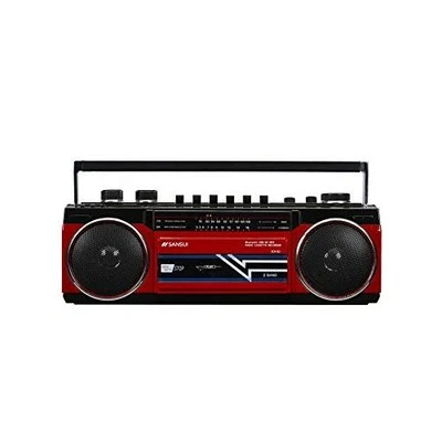 SANSUI Bluetooth Radio Reproductor de Cassette Tarjeta USB/SD Reproducción de MP3 SCR-B2 [RD] Foto 1 de 4