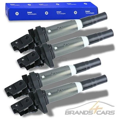 4x DELPHI ZÜNDSPULE STABZÜNDSPULE ZÜNDMODUL ZÜNDEINHEIT FÜR GN10476-12B1 - Bild 1 von 4