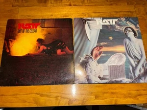 RATT - Out Of The Cellar/Reach For The Sky-VINYL LP Lot Of 2-Metal VG - Picture 1 of 4