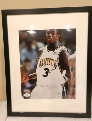Dwyane Wade Autograph Marquette Framed 8x10 Photo JSA Signed (Dwayne) - Image 1 of 4