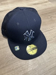 New Era New York Yankees MLB 2023 Batting Practice Mesh Back 59Fifty Fitted Hat - Picture 1 of 10