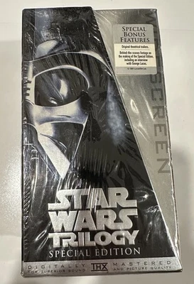 Star Wars Trilogy (VHS, Special Edition Platinum Widescreen Edition) New, Sealed - Image 1 of 3