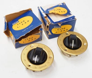 Pair Vintage Calrad CLP-8 L Pads 8 Ohm Speakers Japan - Picture 1 of 2