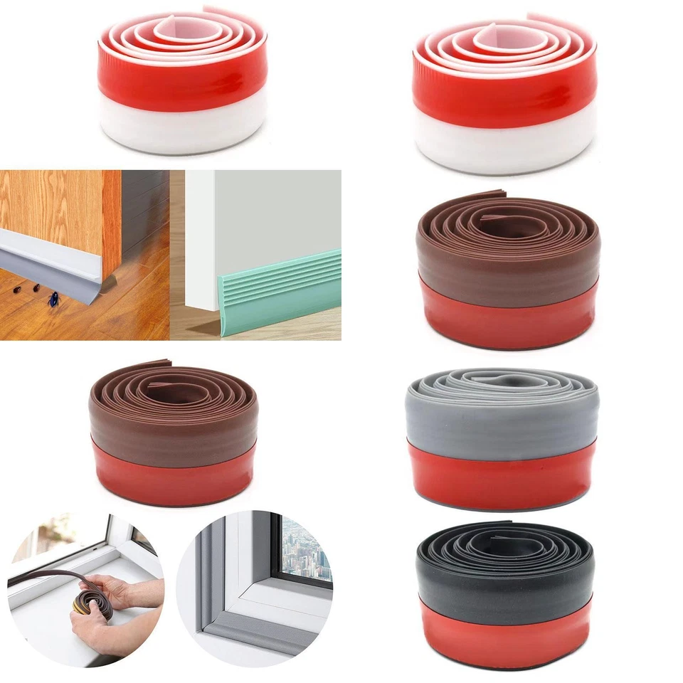 Door  Stopper, Self Adhesion Seal Strip,  Stopper  Seal, T Shaped Door Sweep - Bild 1 von 1