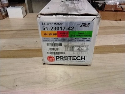 OEM Protech 51-23017-42 Furnace Blower Motor 115 Volt - Image 1 of 4
