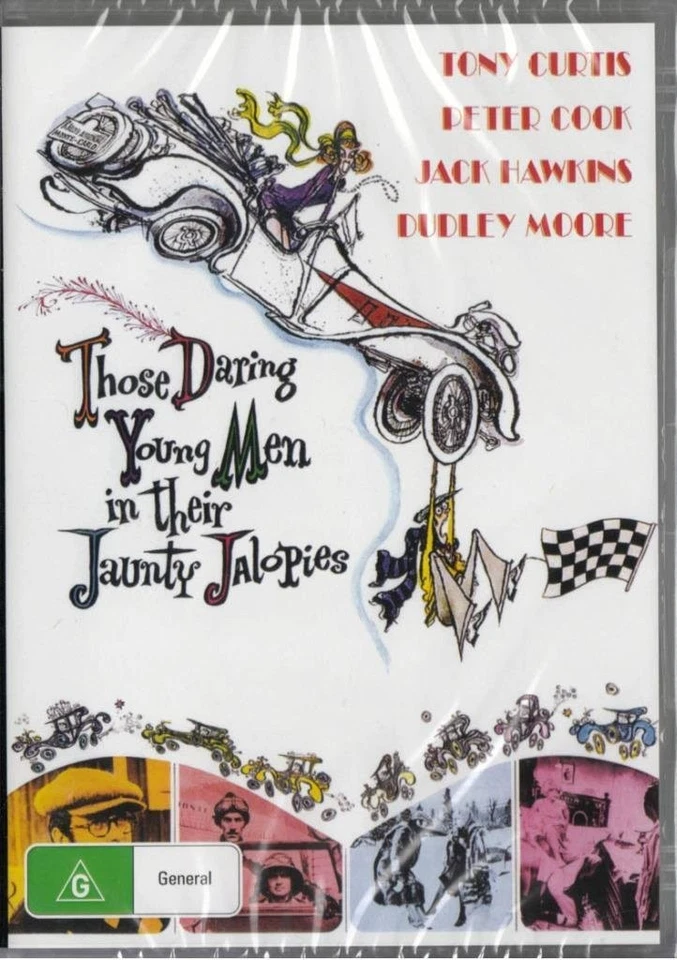The Daring Young Men in Their Jaunty Jalopies DVD Tony Curtis &