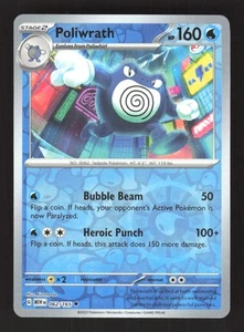 Poliwrath #062/165 SV: Scarlet & Violet 151 Reverse Holo - NM - Picture 1 of 2