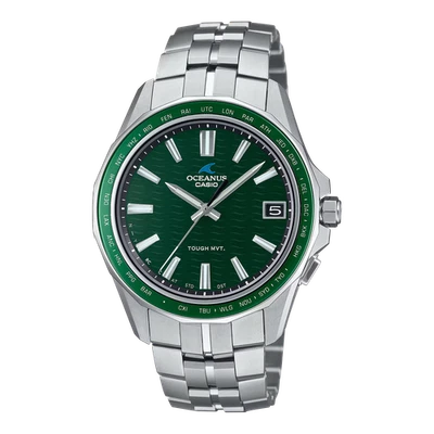 Casio Oceanus OCWS400-3A Manta S400 Serie Verde Foto 1 de 4