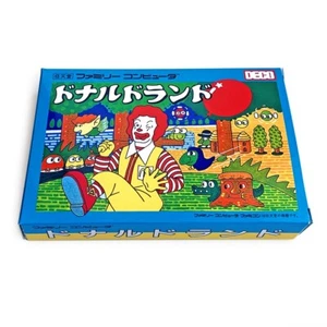 DONALD LAND McDonald - Empty box replacement spare case Famicom game with tray - Picture 1 of 5