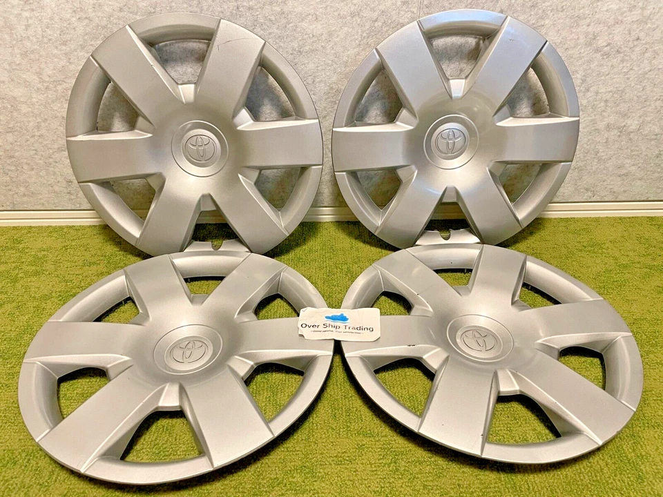 Toyota Genuine Hiace H200 Series 15inch Wheel Hub Cap Full Cover 4 Piece Set OEM - Image 1 of 4