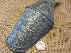 Cuchara de metal antigua tienda antigua pala de grano cocina granja de semillas 9388 - Imagen 1 de 1