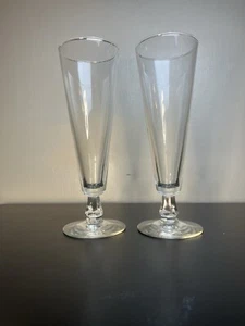 Pilsner Klar Stielgläser 8" Bargeschirr, Champagner & Desserts 2er Set - Bild 1 von 16