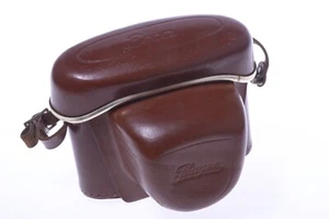 ✅ IHAGEE EXA CASE LEATHER NO CAMERA W/ SHORT STRAP 156 - Picture 1 of 3