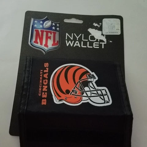 NFL Cincinnati Bengals Black Orange White Nylon Wallet Cover