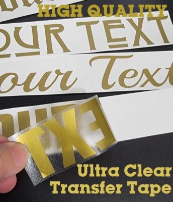 SUPERIOR Custom Made Personalized Vinyl Decal Sticker for Cars, Trucks, walls, doors