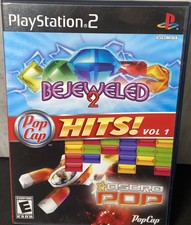 Pop Cap Hits: Volume 1 (Sony PlayStation 2, 2007) PS2 CIB Complete w/ Manual