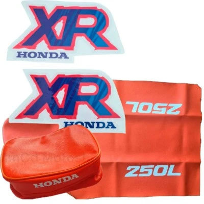 Kit funda asiento calcomanías depósito + bolsa herramientas trasera para honda xr250l xr 250l diseño 92 Foto 1 de 4
