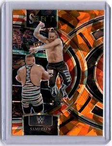 Sami Zayn 2024 Panini Select WWE Orange Cracked Ice Prizm #164 WWE Raw - Picture 1 of 2