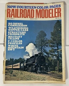 Vintage Trains Railroad Modeler March 1972 Magazine Collectible - Picture 1 of 3