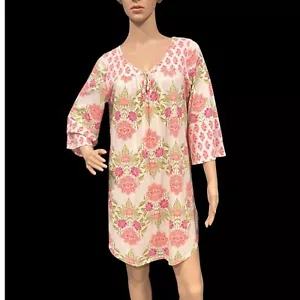 LUCKY BRAND Women's Floral Pajama Sleep Dress Nightgown Sz M - Picture 1 of 6