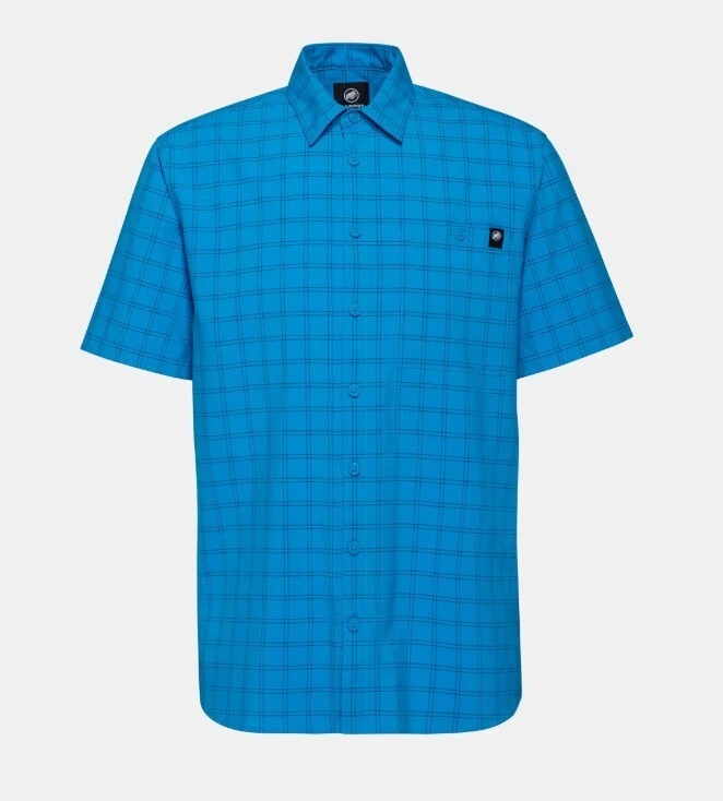 Mammut Lenni Shirt Men  leichtes Wanderhemd für Herren Reisehemd  glacier blue - Bild 1 von 1