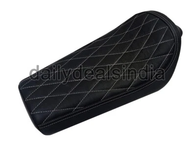 Adapté Pour Royal Enfield Gt Continental 650 " Véritable Cuir Simple Siège D7, - Photo 1/4