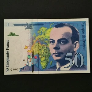 BANKNOTE 50 FRANCS SAINT EXUPERY 1992 / FRANKREICH / BANKNOTE Ref 13122024 - Bild 1 von 2