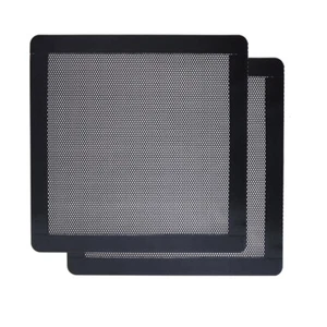 PVC Magnetic PC Case Cooling Fan Horn Net Computer Guard Cover Dust Filter Mesh - Afbeelding 1 van 9