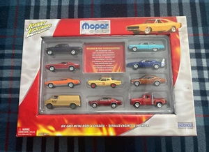 JOHNNY LIGHTNING 10 CAR BOX SET with 1972 PLYMOUTH SATELLITE *WHITE LIGHTNING* - Picture 1 of 6