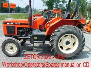 ZETOR 3320-6340 Workshop/Operators/Spares manuals on CD - Picture 1 of 1