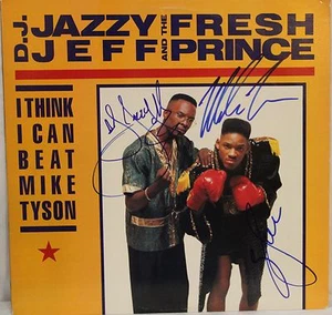 Álbum autografiado firmado de DJ JAZZY JEFF, WILL SMITH & MIKE TYSON JSA #M13304 - Imagen 1 de 5