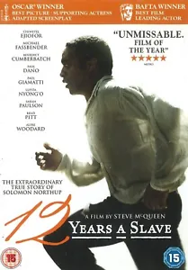 12 Years a Slave (2013) DVD, Chiwetel Ejiofor, Michael Fassbender [Region 2] - Picture 1 of 2