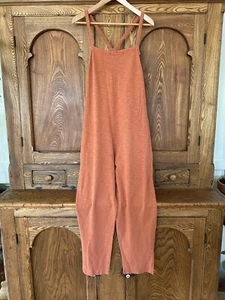 Naturals by Known Supply L rost orange Jumpsuit Strampler Cadence Overall Baumwolle - Bild 1 von 7