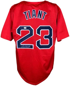 Luis Tiant autographed signed jersey MLB Boston Red Sox JSA COA New York Yankees - Picture 1 of 4