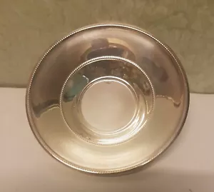 CESTELLO bagno argento originale Artigianale Stile inglese diametro 12cm - Foto 1 di 2