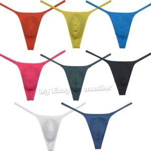 Lot Sale Mens Minimal Coverage G String Thong Micro Underwear Ultimate T-back - Picture 1 of 11