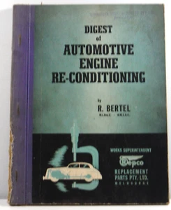 Digest of Automotive Engine Re-Conditioning by R Bertel Repco 1939 Manual book - Picture 1 of 12