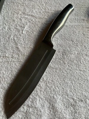 Lâmina 6-1/2”, The Sharper Image - Faca Chef, cabo com acabamento escovado, lixeira B11 - Imagem 1 de 4