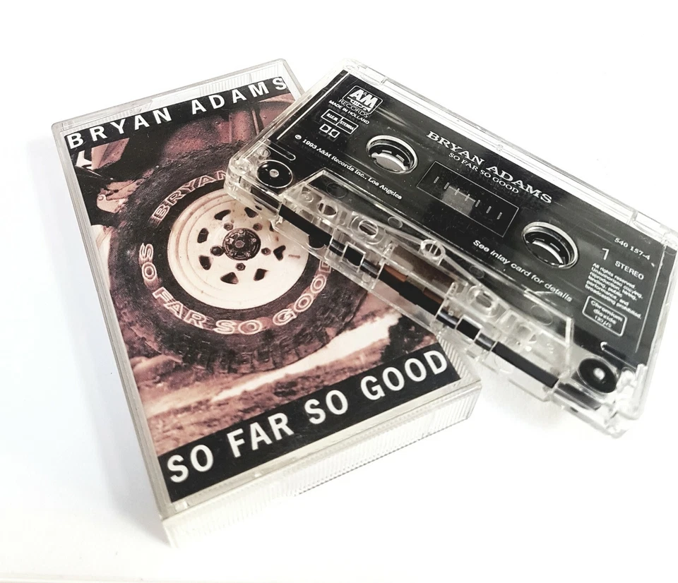 BRYAN ADAMS  / SO FAR SO GOOD  UK CASSETTE  / 1983 - Image 1 of 1