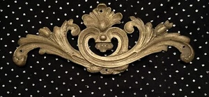 Antique French 8.5” Brass Ormolu Furniture Hardware Decoration - Picture 1 of 3