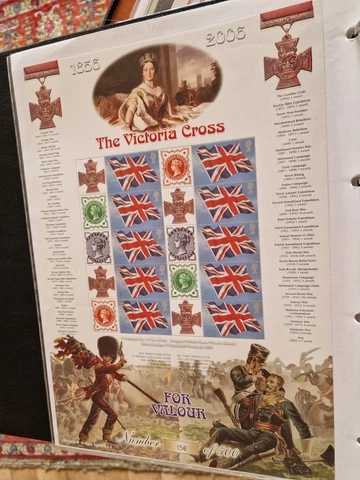 GB 2006 SMILER SHEET HISTORY OF BRITAIN THE VICTORIA CROSS NO 158 OUT OF 500 MNH Cover