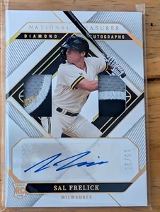 2023 National Treasures - Diamond Duals Autographs Holo Gold Sal Frelick 16/25 - Picture 1 of 2
